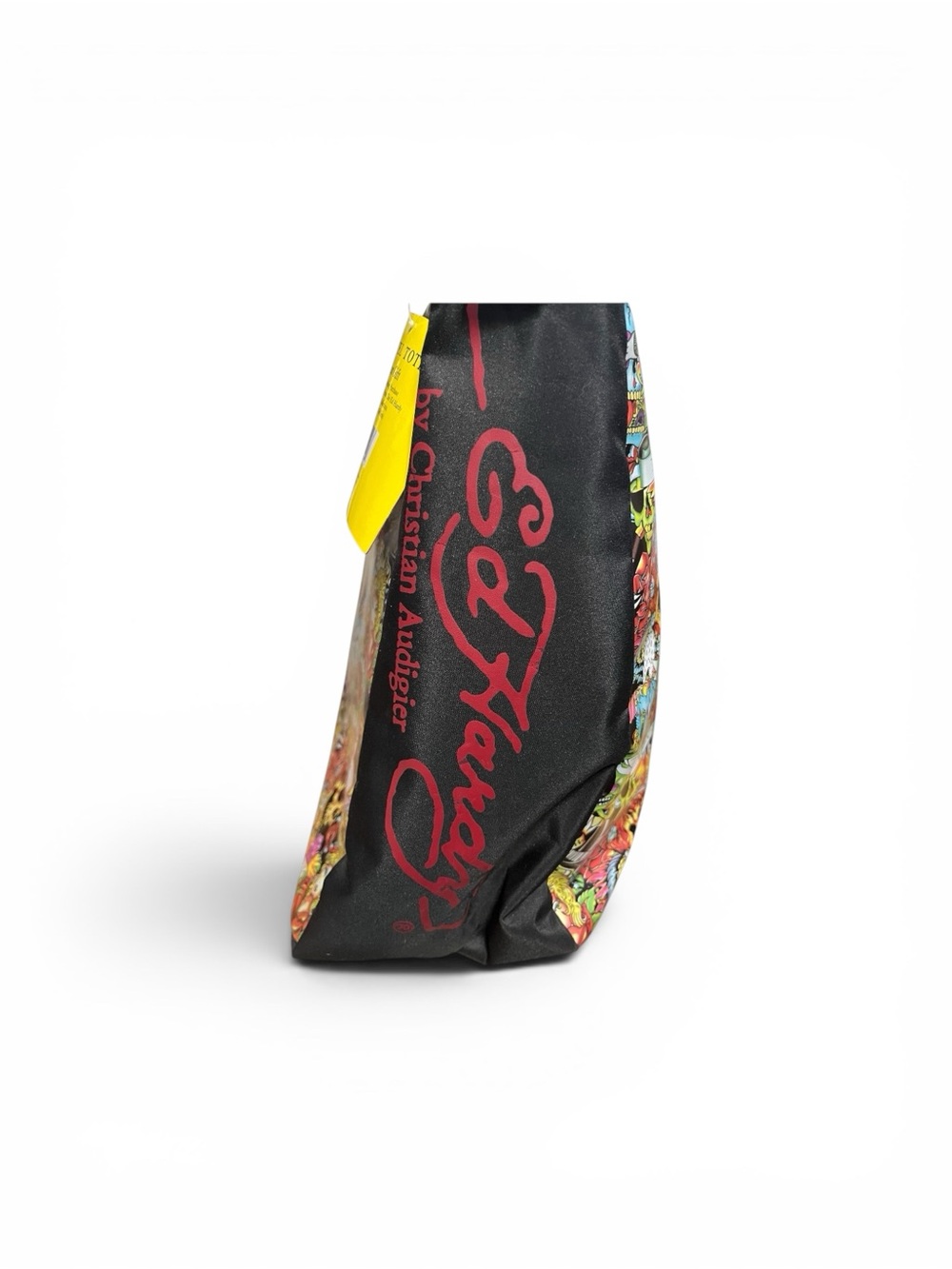 Ed Hardy Multicolor Floral Geisha Print Tote - Picture 2 of 3